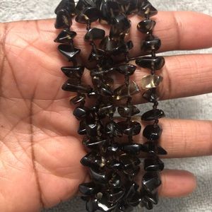 Lia Sophia black lapis bracelet